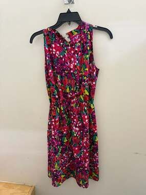 Harper Wild Confetti Ruffle Racerback Dress XS